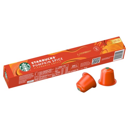 Starbucks Pumpkin Spice Flavoured Coffee Capsules