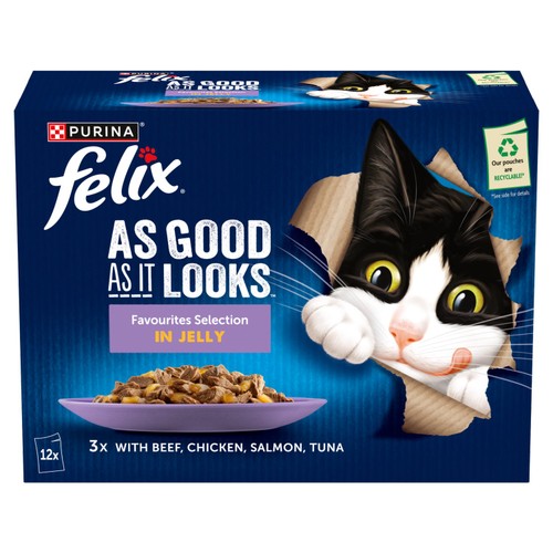 Felix As Good As it Looks Favourites Selection Wet Cat Food 