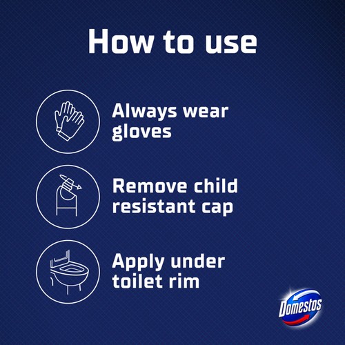 Domestos Zero Limescale Toilet Cleaner Ocean 