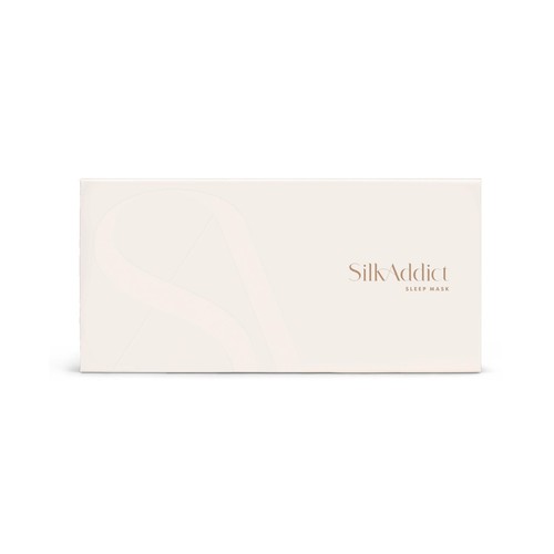 Silk Addict 100% Mulberry Sleep Mask, Ivory
