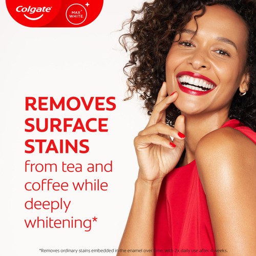 Colgate Max White Clinical Purifying Teeth Whitening Toothpaste