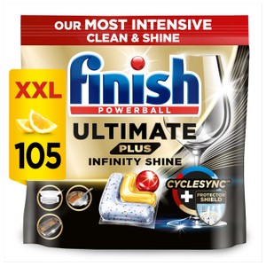 Finish Ultimate Plus Infinity Shine Lemon Dishwasher Tablets