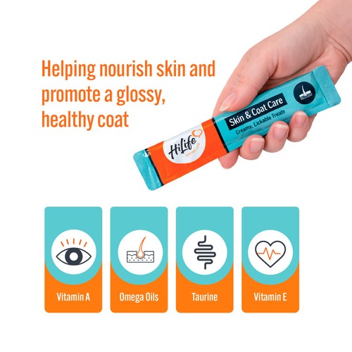HiLife Functional Cat Licks Skin & Coat Care