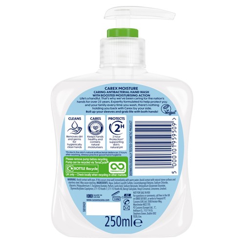 Carex Moisture Antibacterial Handwash