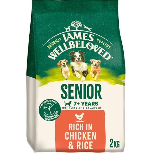 James Wellbeloved Senior Dry Dog Food Chicken & Rice