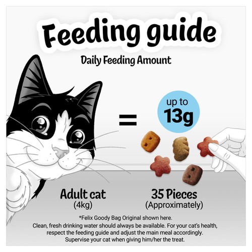 Felix Goody Bag Mixed Grill Beef Chicken & Salmon Cat Treats