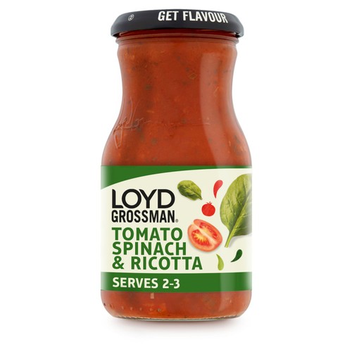 Loyd Grossman Tomato Spinach & Ricotta Pasta Sauce