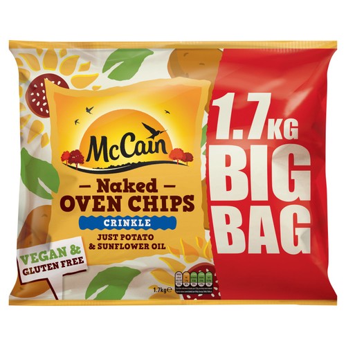 McCain Naked Oven Chips Crinkle Cut