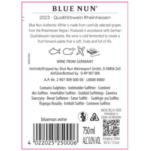 Blue Nun Authentic White