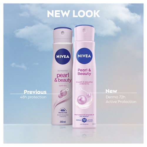 NIVEA Pearl & Beauty Anti-Perspirant Deodorant Spray 
