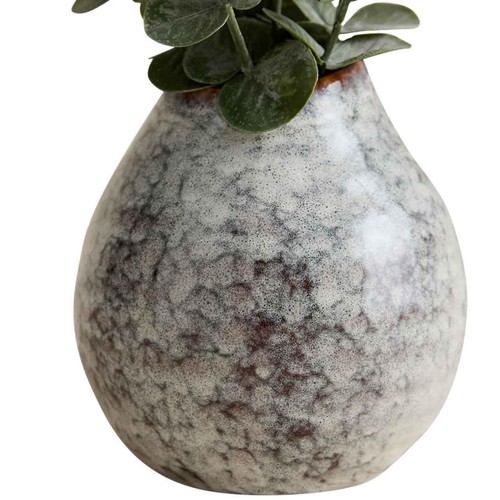 M&S Artificial Eucalyptus in Ceramic Pot, Green