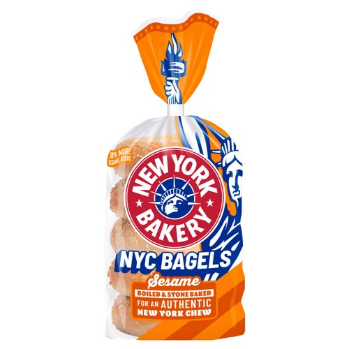New York Bakery Sesame Bagels