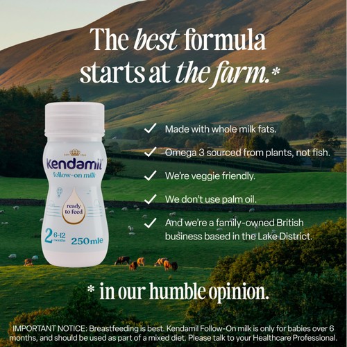 Kendamil Ready to Feed Follow-On Milk 18 x 250ml