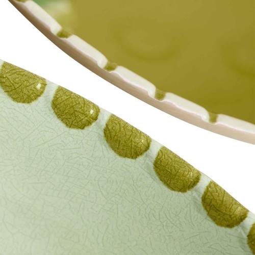 M&S Floral Melamine Cereal Bowl Set, Green