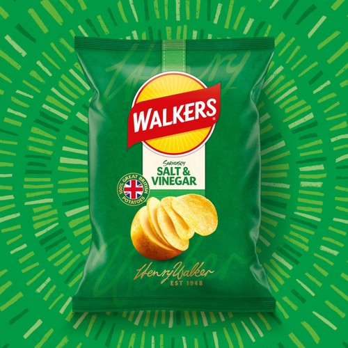 Walkers Salt & Vinegar Sharing Bag Crisps