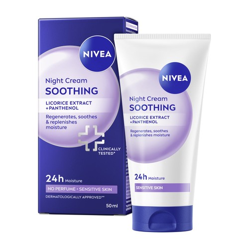 NIVEA Night Cream Face Moisturiser for Sensitive Skin