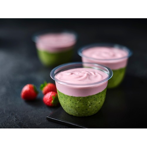 M&S High Protein Strawberry Matcha Overnight Oats