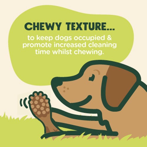 Good Boy Chompers Large Daily Dental Toothbrush Chew Dog Treat