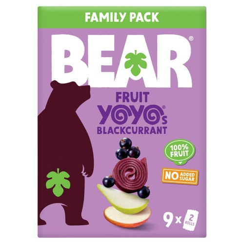BEAR Fruit Yoyos Blackcurrant Family Pack
