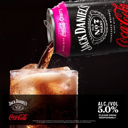 Jack Daniels & Coke Cherry