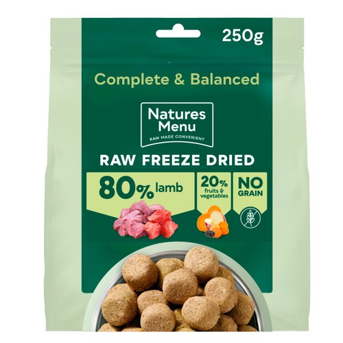 Natures Menu Raw Freeze Dried Lamb Adult Complete