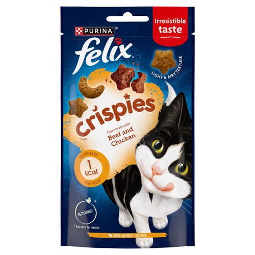 Felix Crispies Chicken & Beef Cat Treats