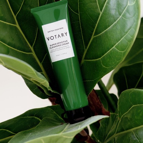 VOTARY Super Sensitive Cleansing Cream, Chia and Oat Extracts - 100ml