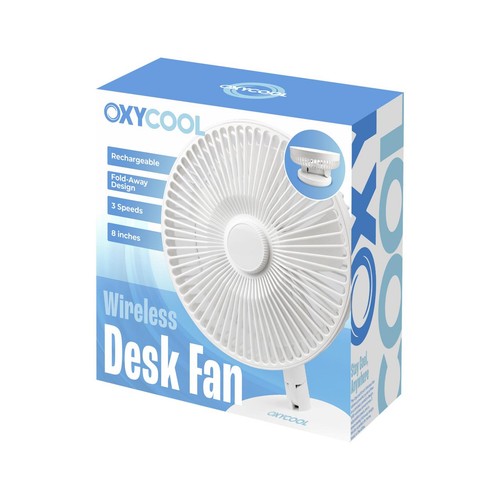 Oxycool 8" Wireless Fan