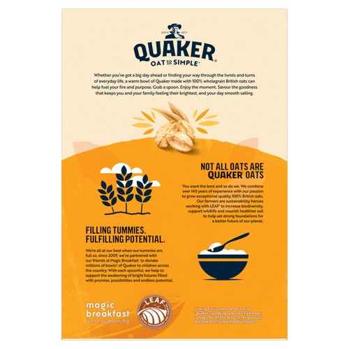 Quaker Oat So Simple Family Pack Golden Syrup Porridge Sachets Cereal