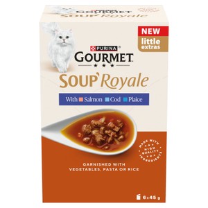 Gourmet Soup Royale Fish in Gravy Wet Cat Food