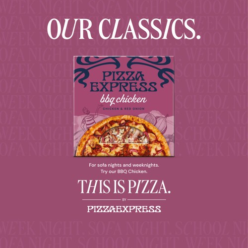 Pizza Express 9" BBQ Chicken