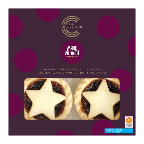 M&S Made Without Wheat Gluten Free All Butter Mince Pies