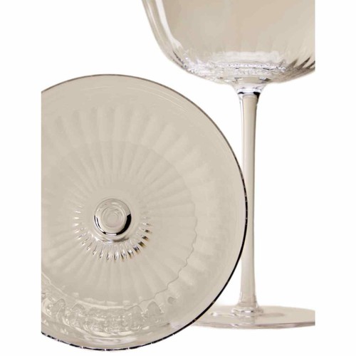 M&S Set of 2 Delphine Coupes, Clear