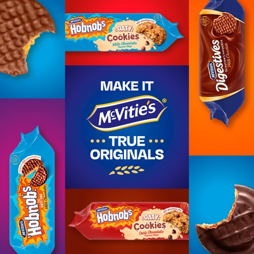 McVitie's Hobnobs Biscuits Oaty Cookies Milk Chocolate