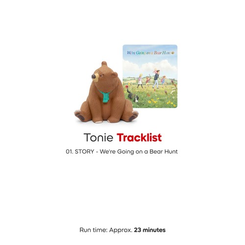 Tonies We're Going on a Bear Hunt Audio Tonie Character
