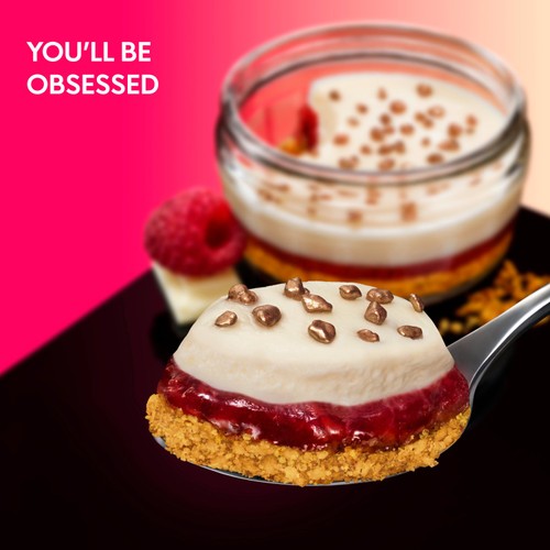 Gu White Chocolate & Raspberry Cheesecake Dessert