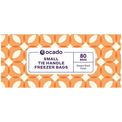Ocado Small Tie Handle Freezer Bags