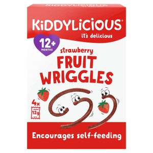 Kiddylicious Apple Wriggles Baby Snack Multipack 12+ Months