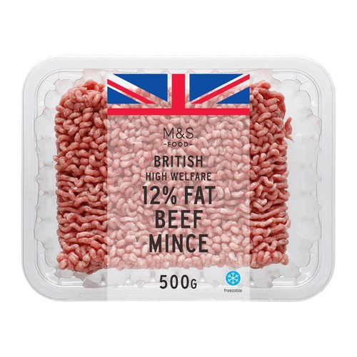 M&S British Beef Mince 12% Fat
