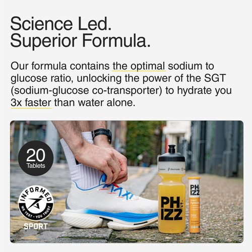 Phizz Lemon 3-in-1 Hydration, Electrolytes and Vitamins 