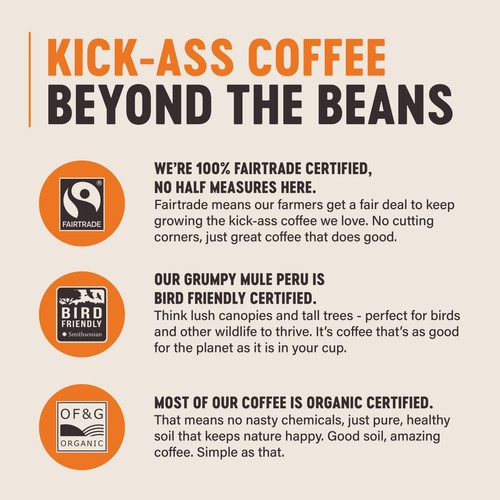 Grumpy Mule Colombia Organic Coffee Beans