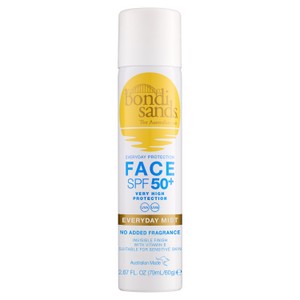 Bondi Sands Face SPF 50+ Fragrance Free Sunscreen Mist 79ml