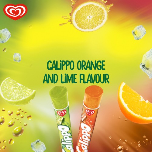 Calippo Mini Orange & Lemon-Lime Ice Lollies