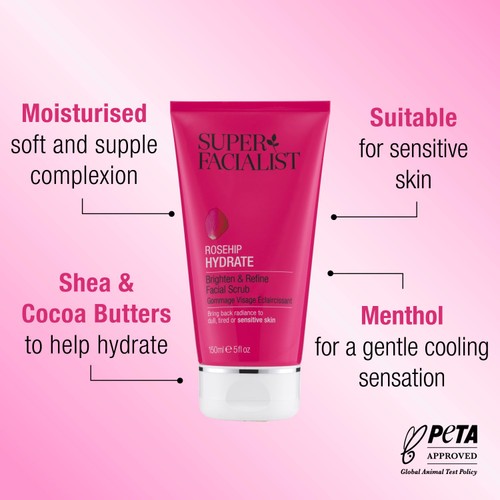 Super Facialist Rose Facial Exfoliating Scrub
