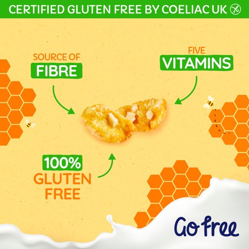 Go Free Gluten Free Honeynut Flakes Breakfast Cereal