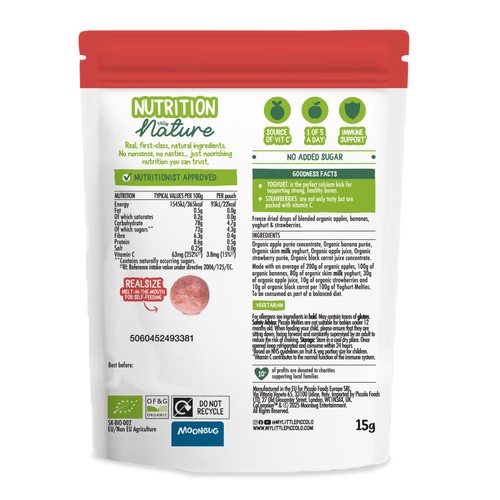 Piccolo Organic Melties re-sealable pack