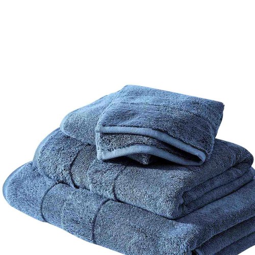 M&S Ultimate Turkish Cotton Towel Bath Towel, Denim