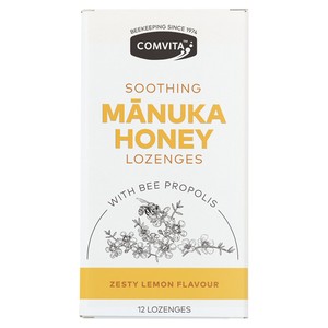 Comvita Manuka Propolis, Lemon & Honey Lozenges (12 )