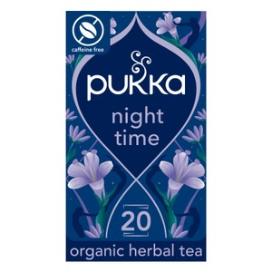 Pukka Organic Night Time Herbal Tea With Chamomile Home Compostable Sleep Tea Bags x20