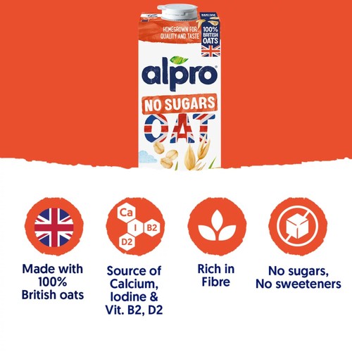 Alpro Oat No Sugar Long Life Dairy Free Drink